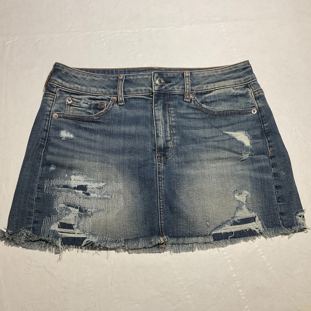 American Eagle Super Stretch Denim Skirt